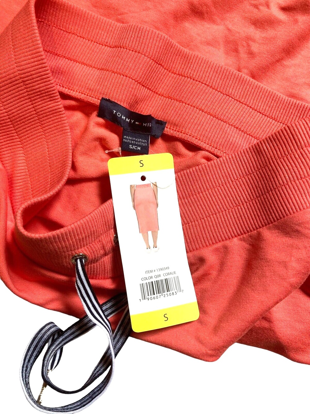 NWT Orange Skirt size S stretchy casual Tommy Hilfiger preppy boho